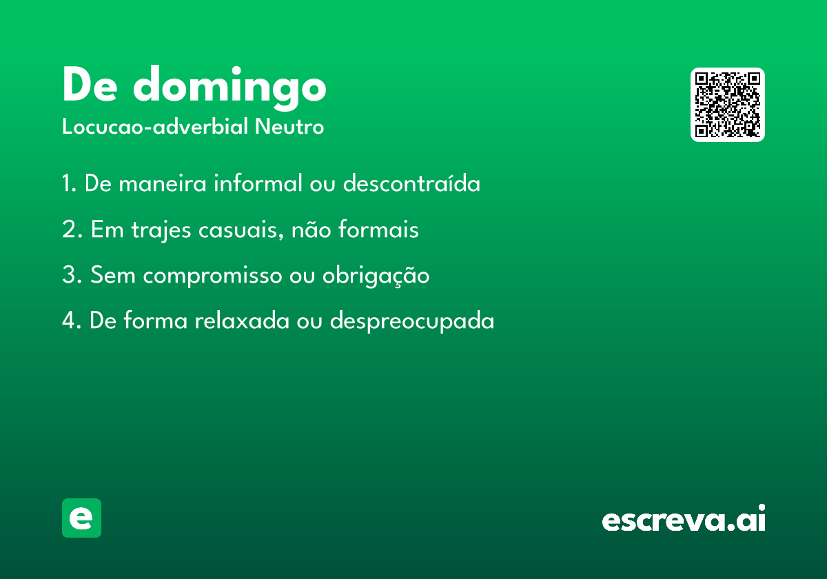 de domingo