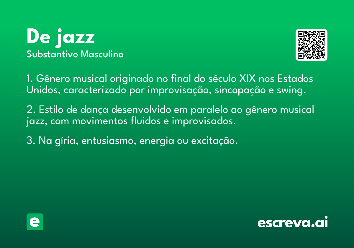 de jazz