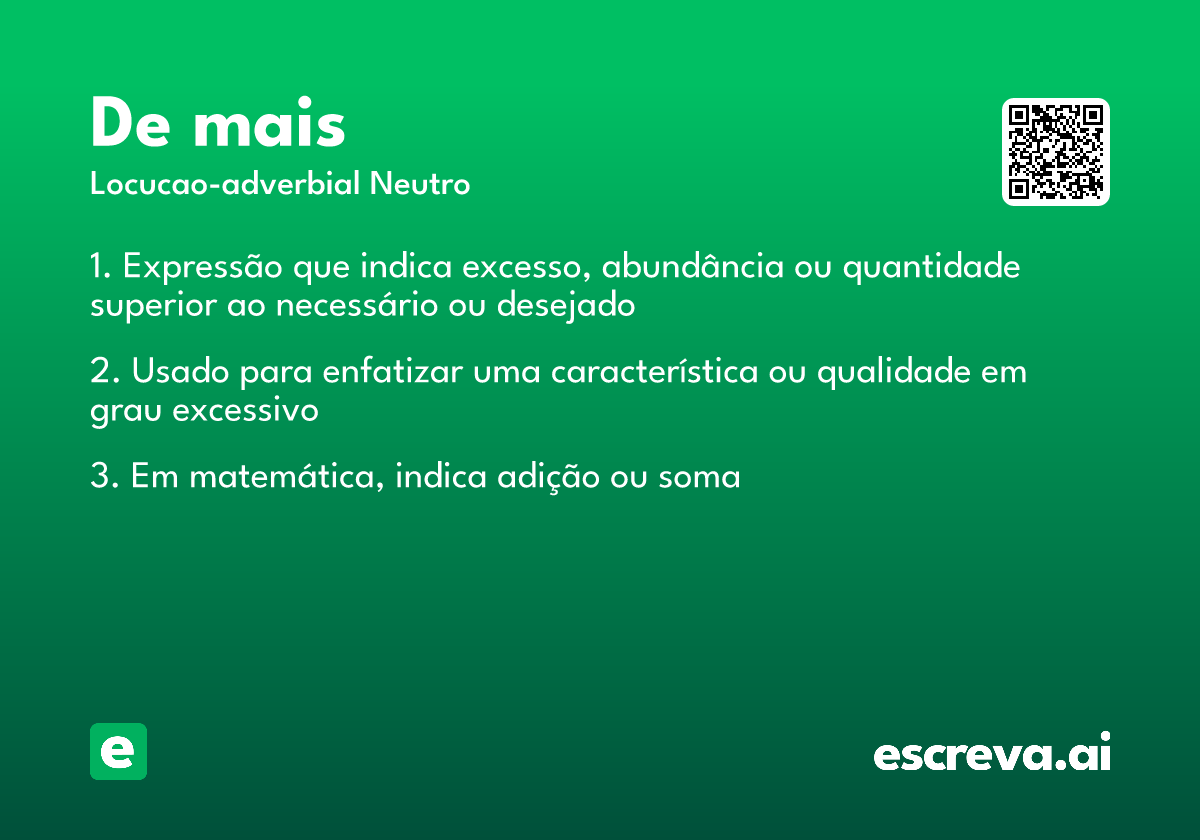 de mais