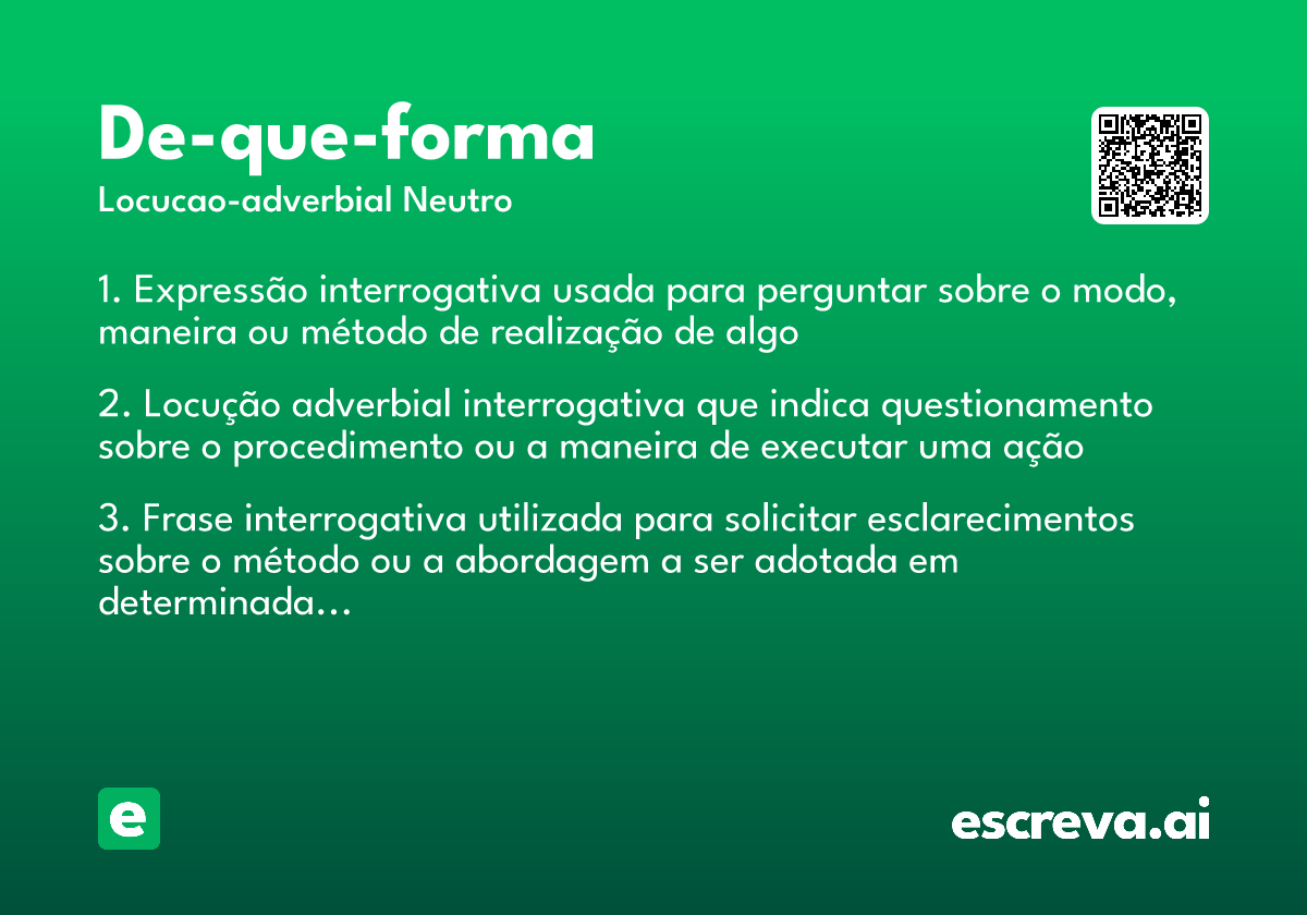 de-que-forma