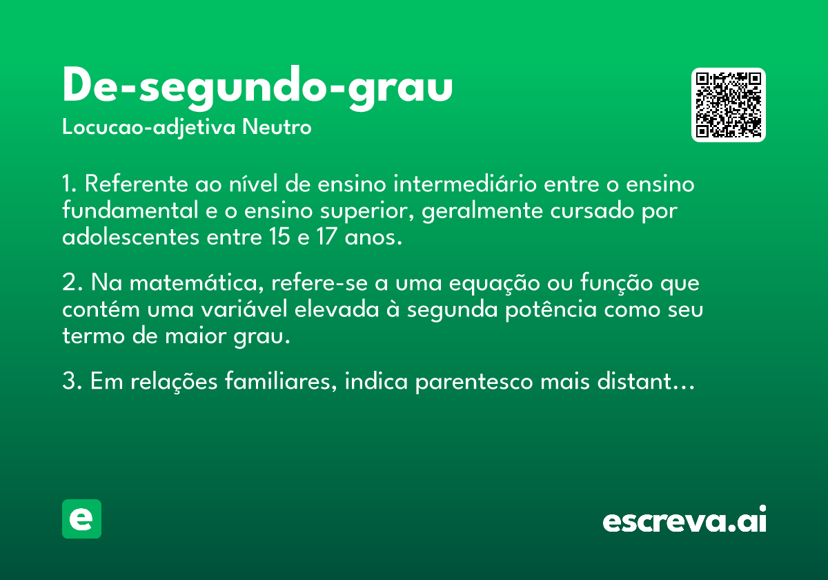de-segundo-grau