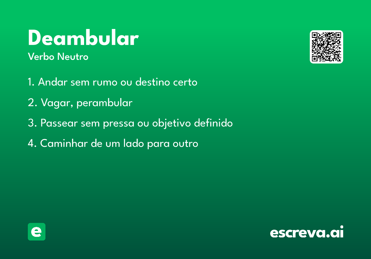 deambular