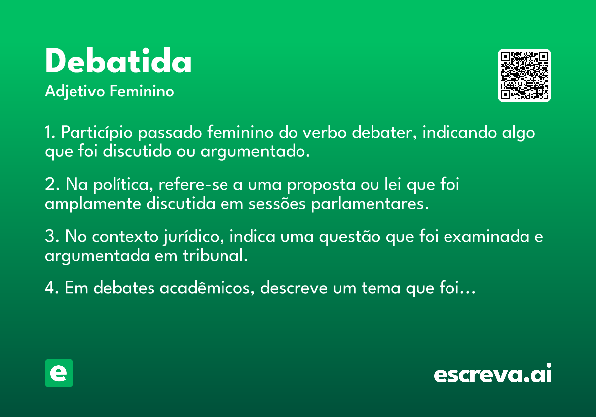 debatida