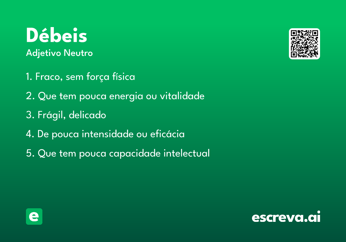 débeis