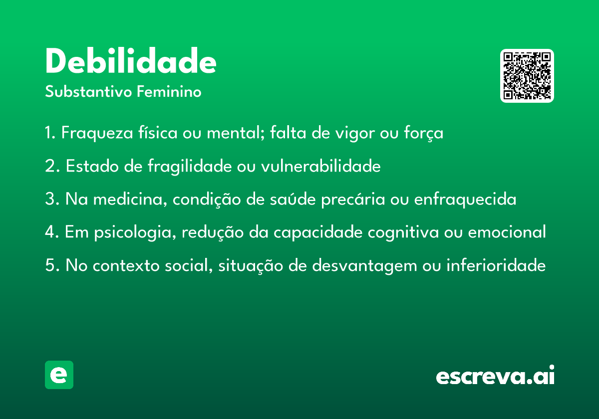 debilidade