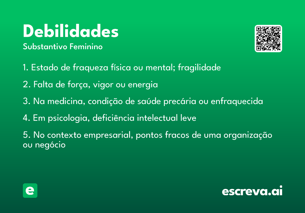 debilidades