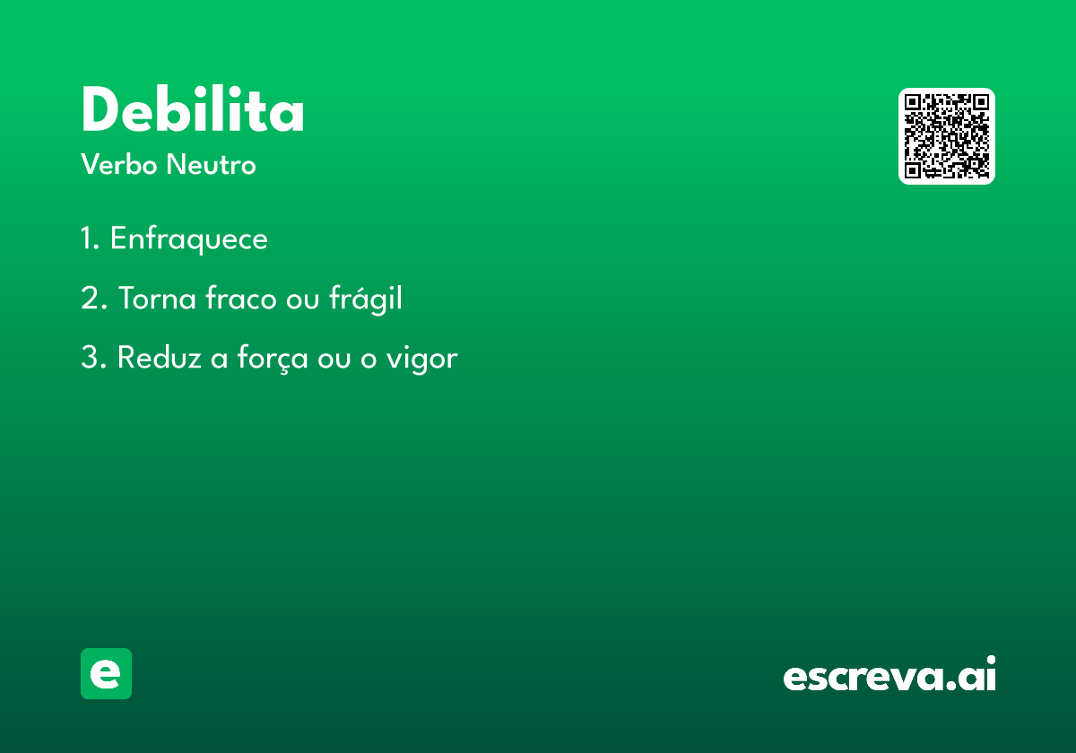 debilita