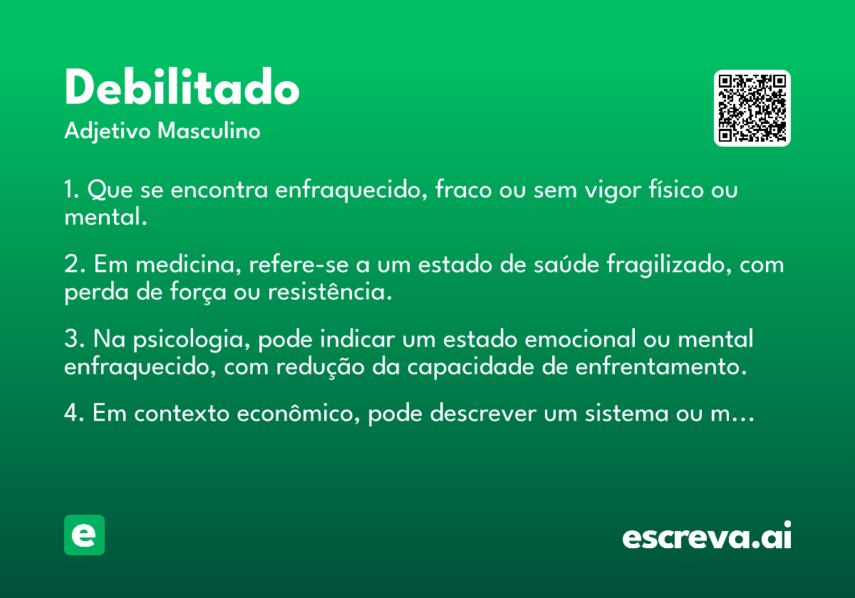 debilitado