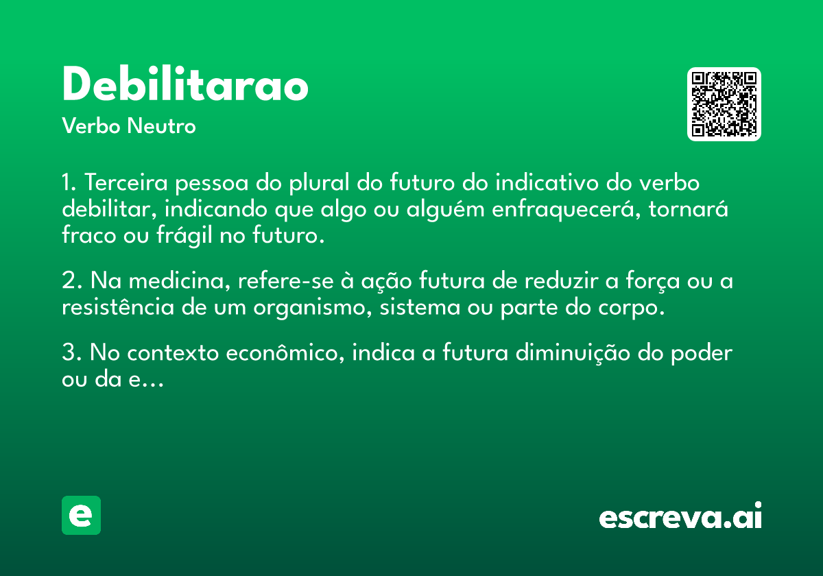 debilitarao