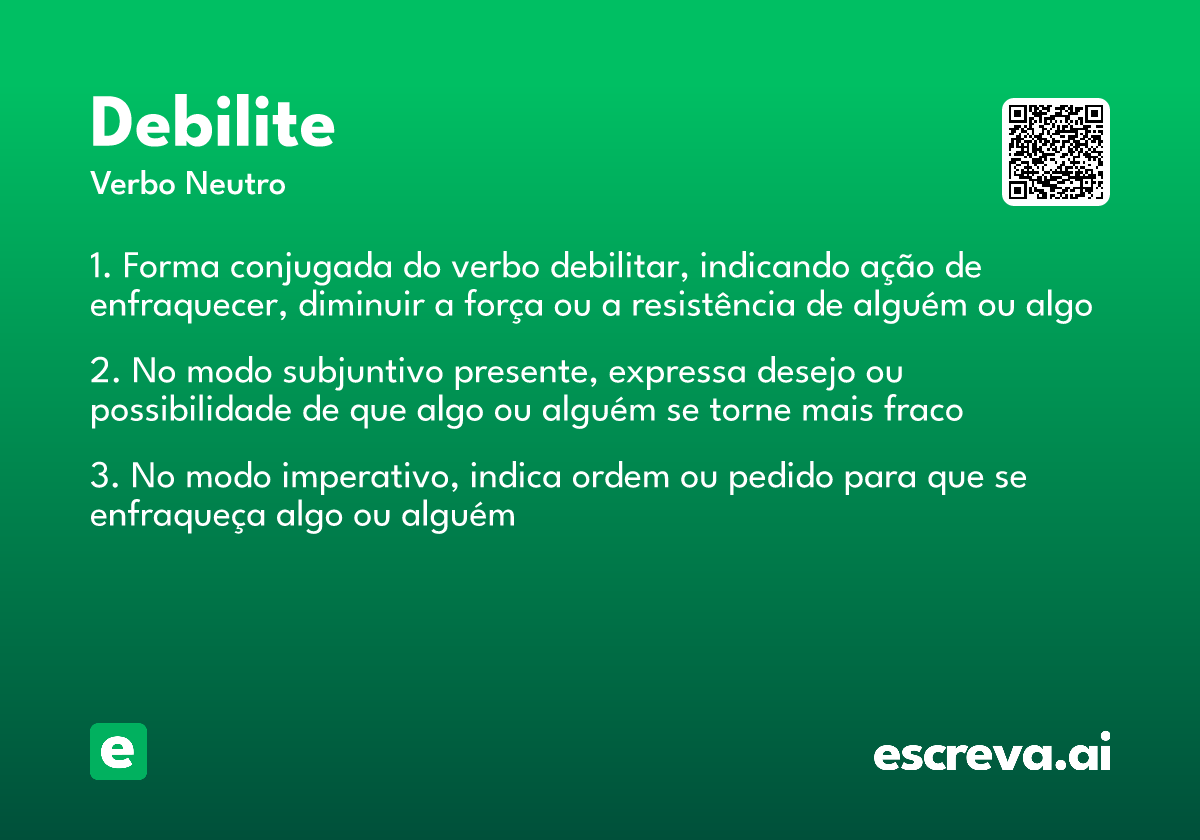 debilite