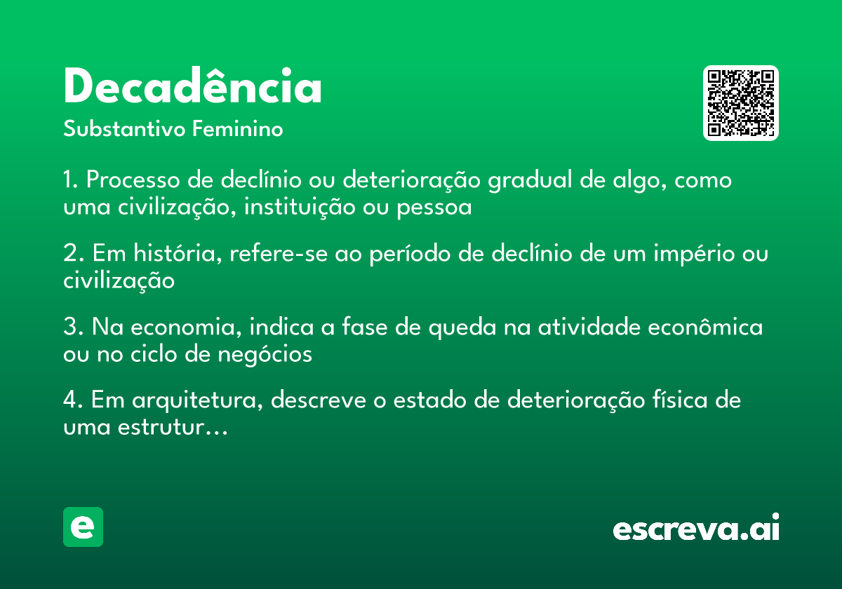 decadência