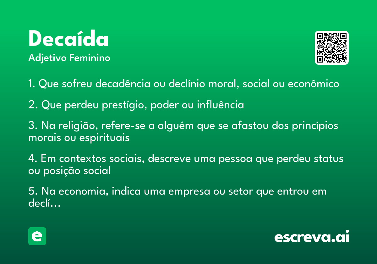decaída
