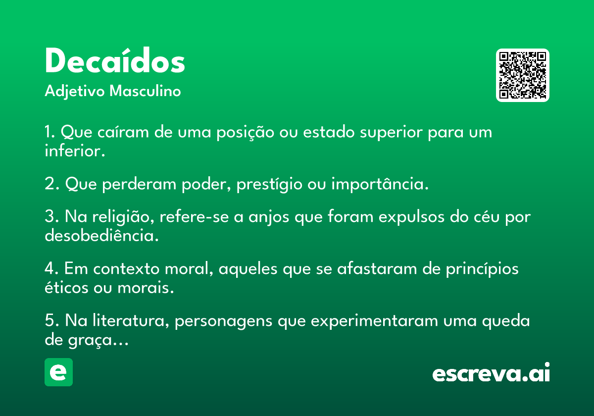 decaídos