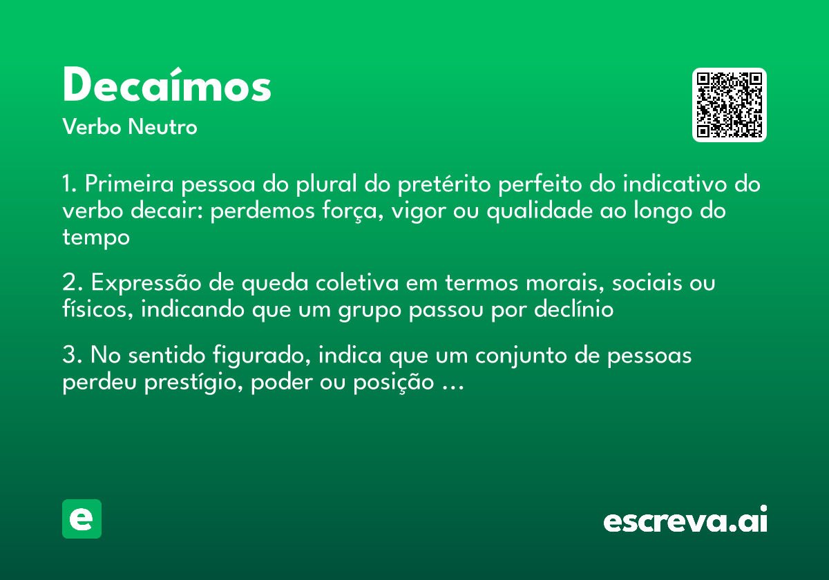 decaímos