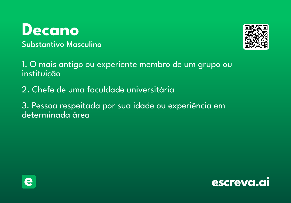 decano