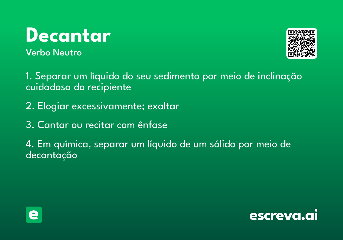 decantar