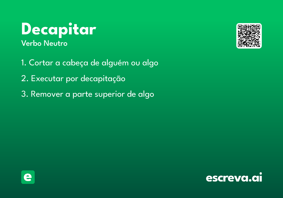 decapitar