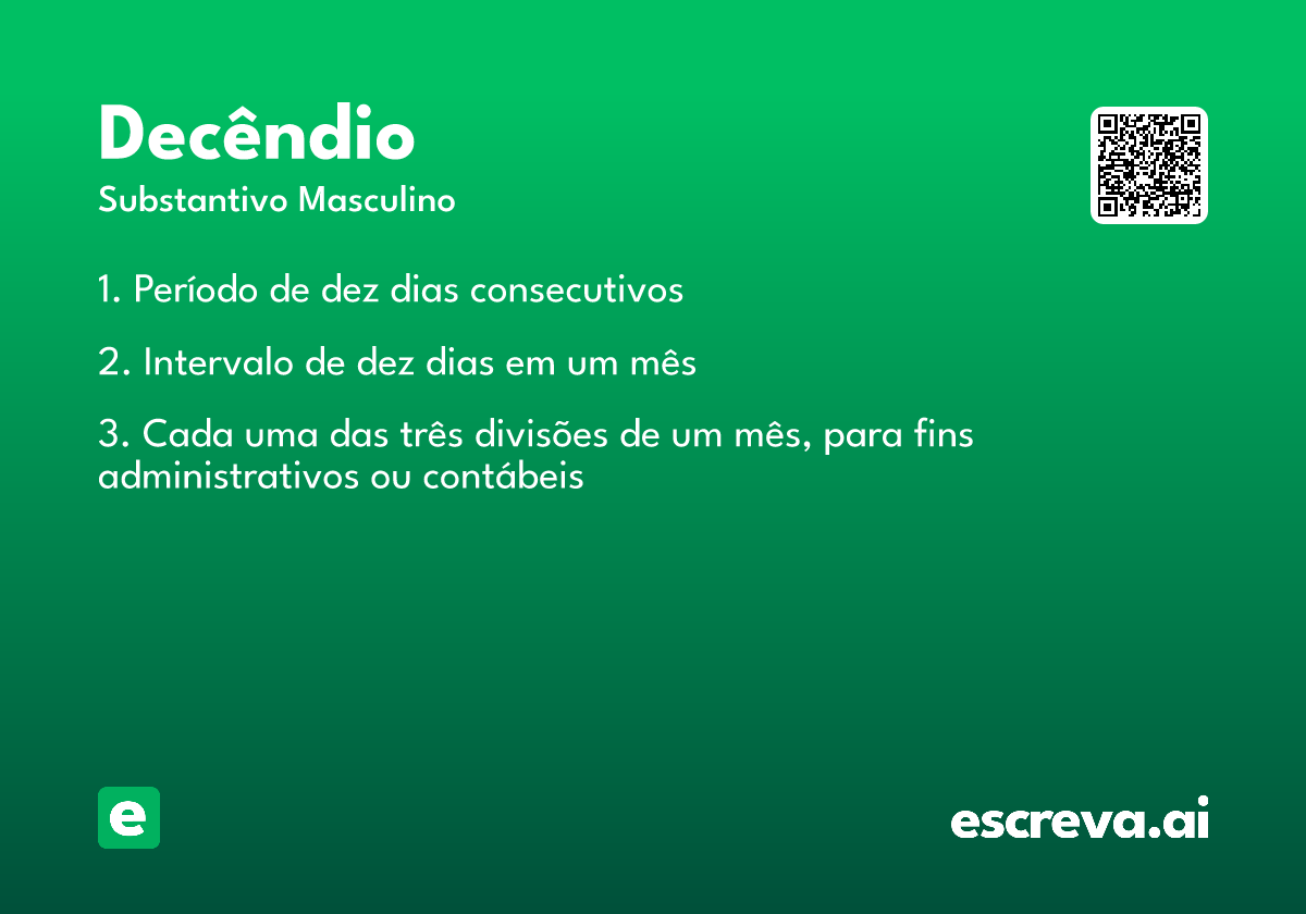 decêndio
