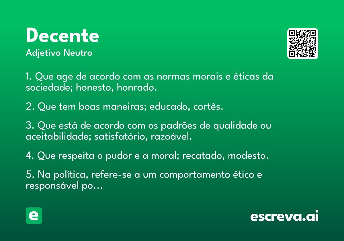 decente