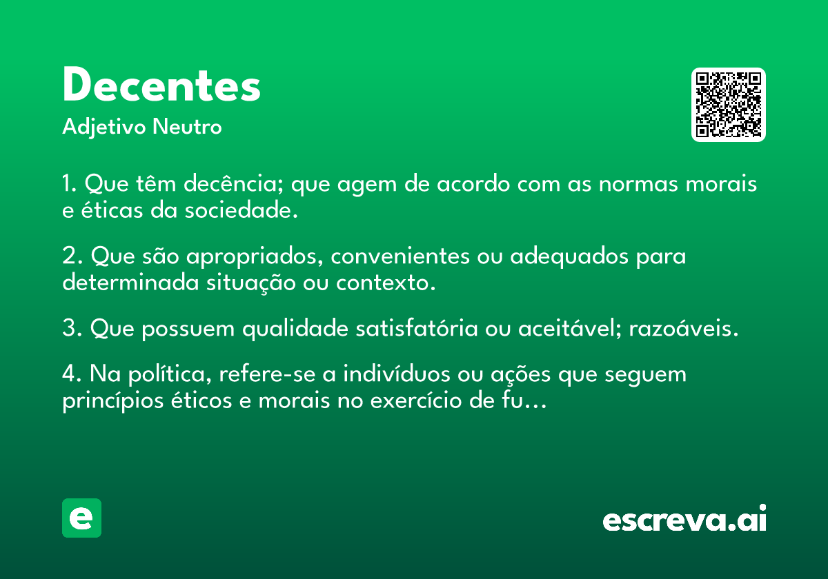 decentes