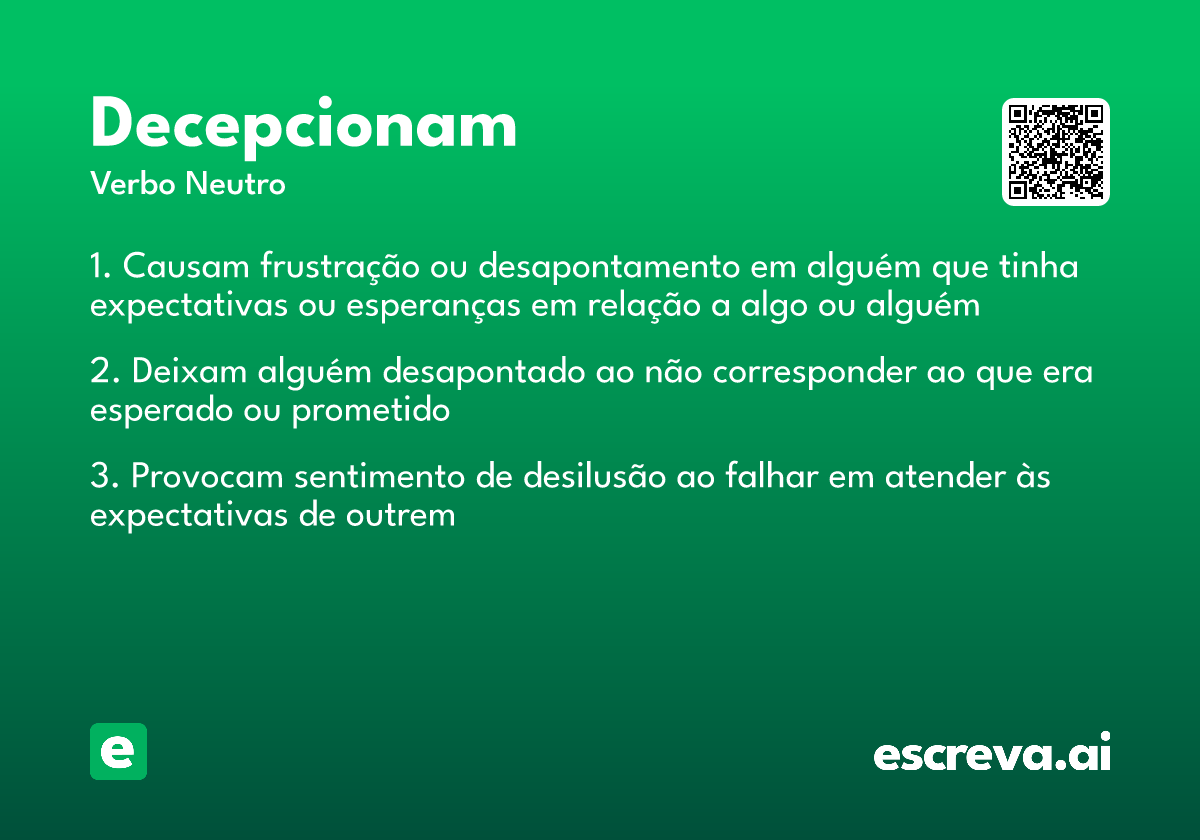 decepcionam
