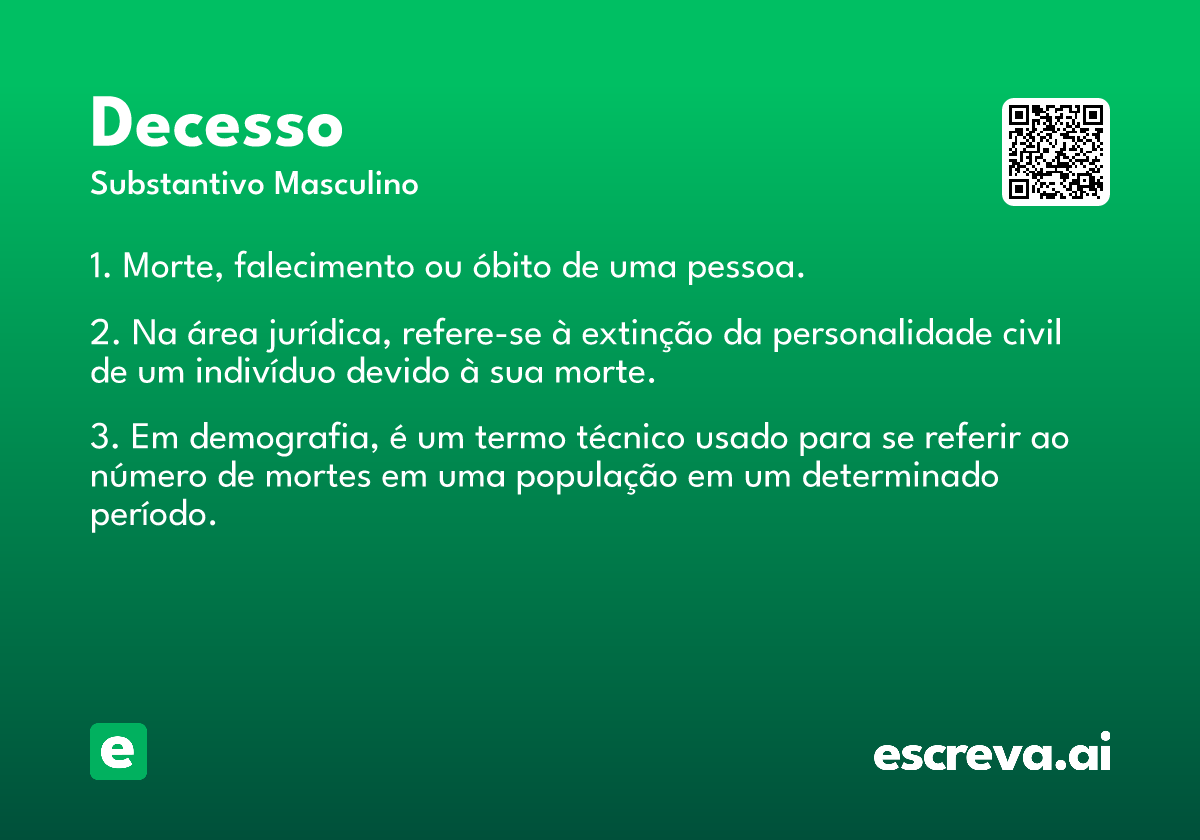 decesso