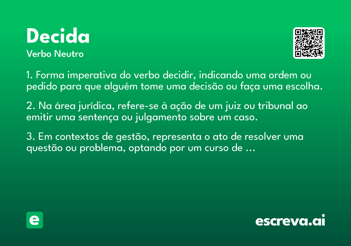 decida