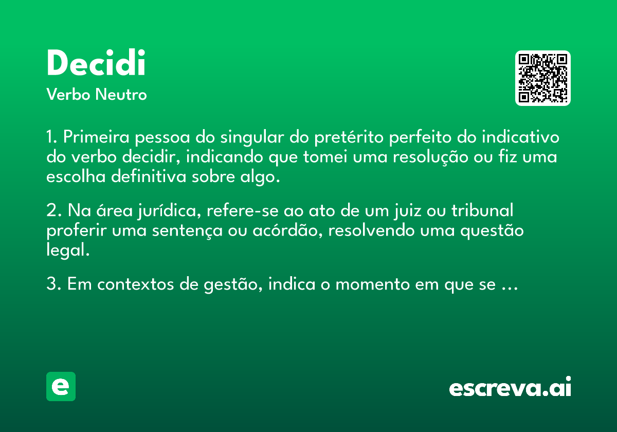 decidi