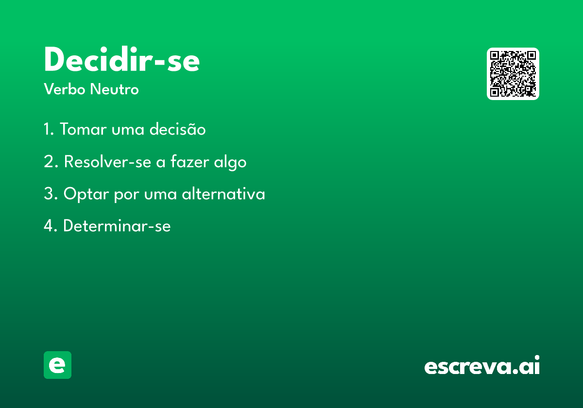 decidir-se