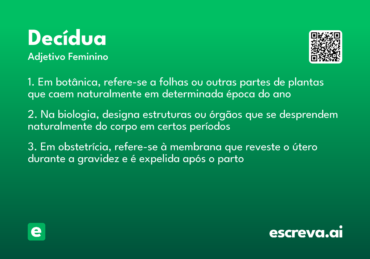 decídua