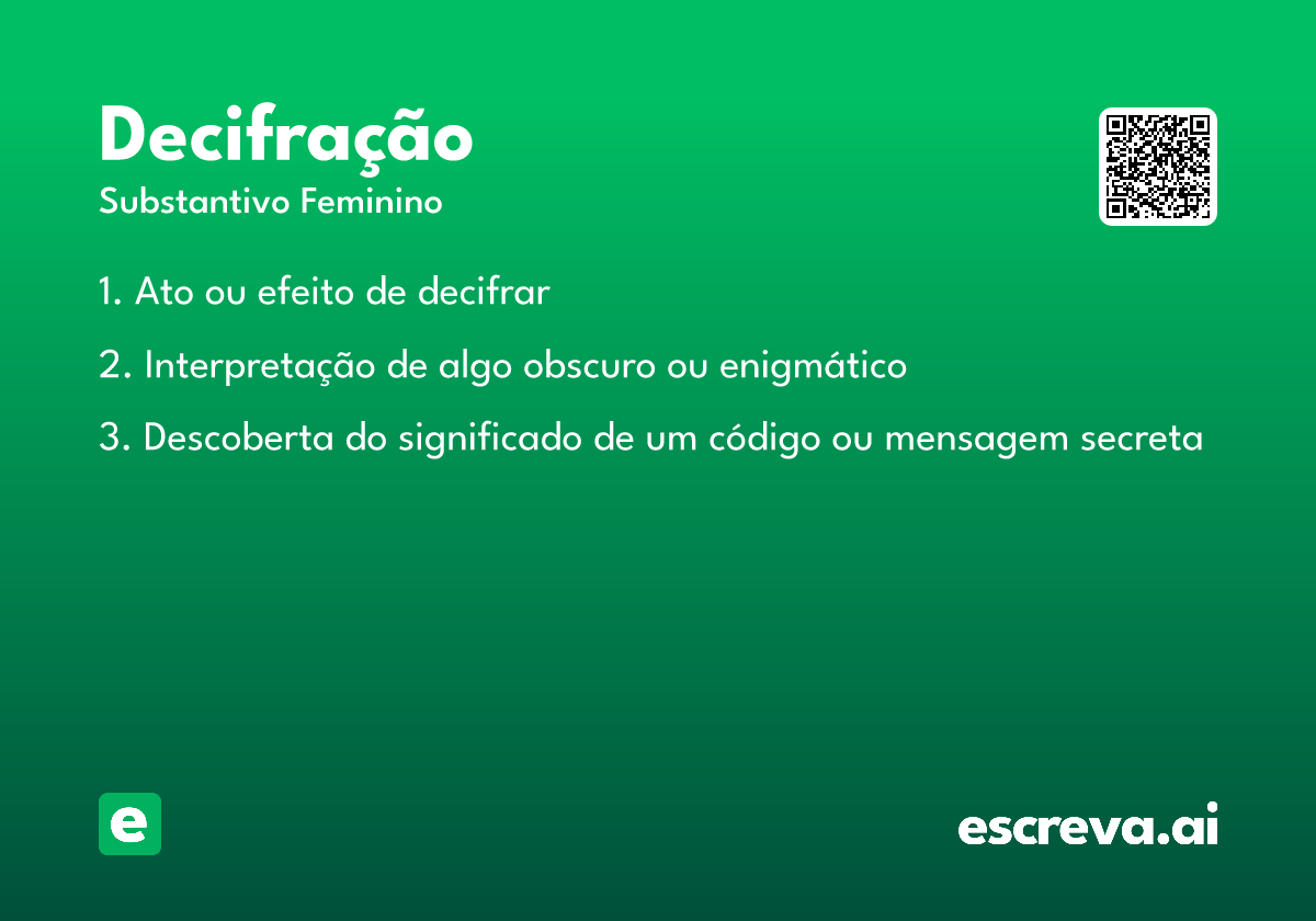 decifração