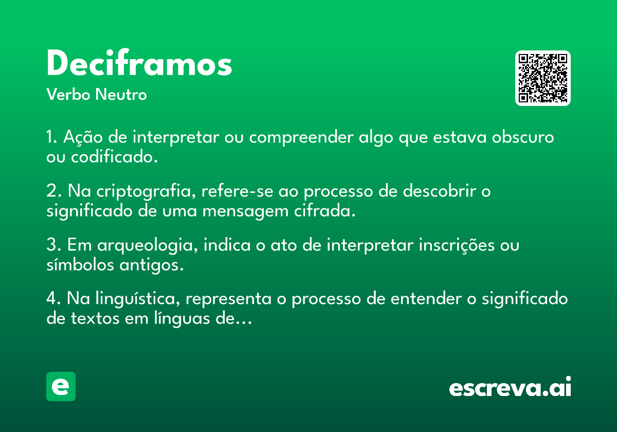 deciframos