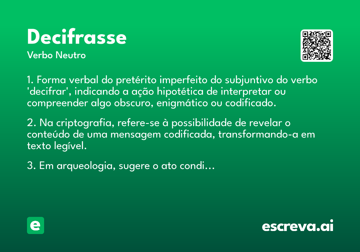 decifrasse