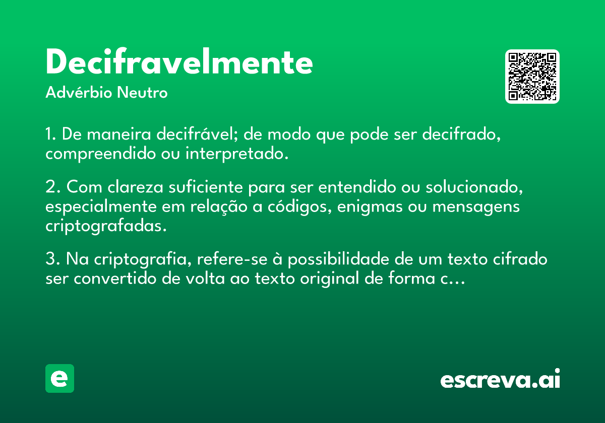 decifravelmente