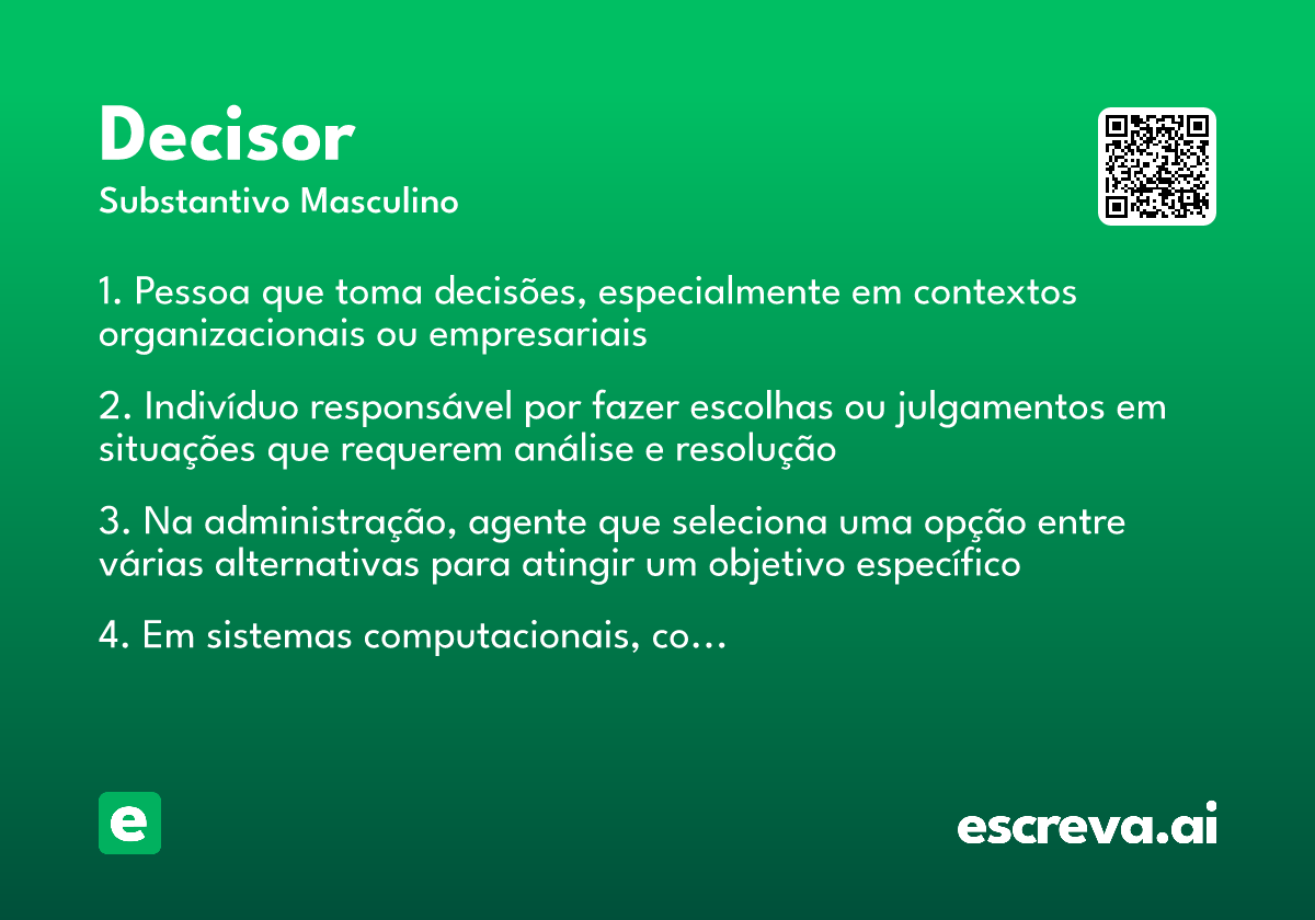 decisor