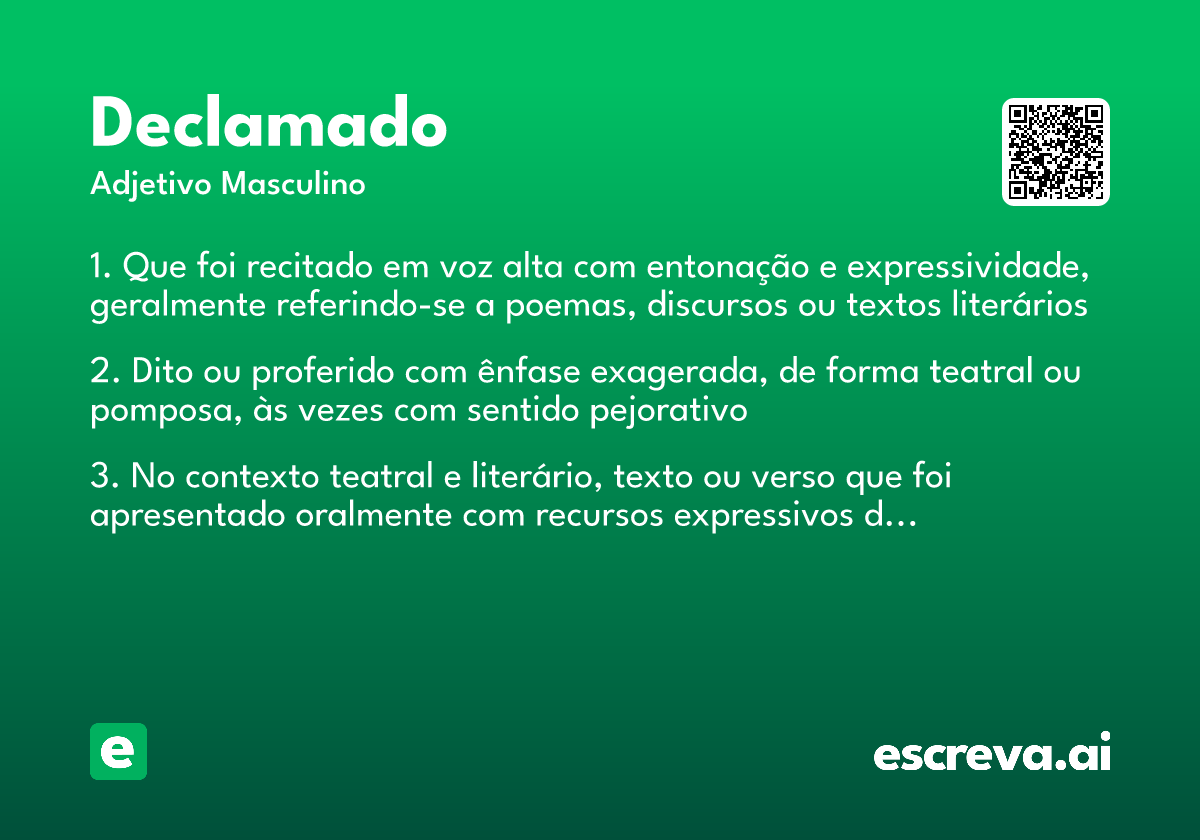 declamado