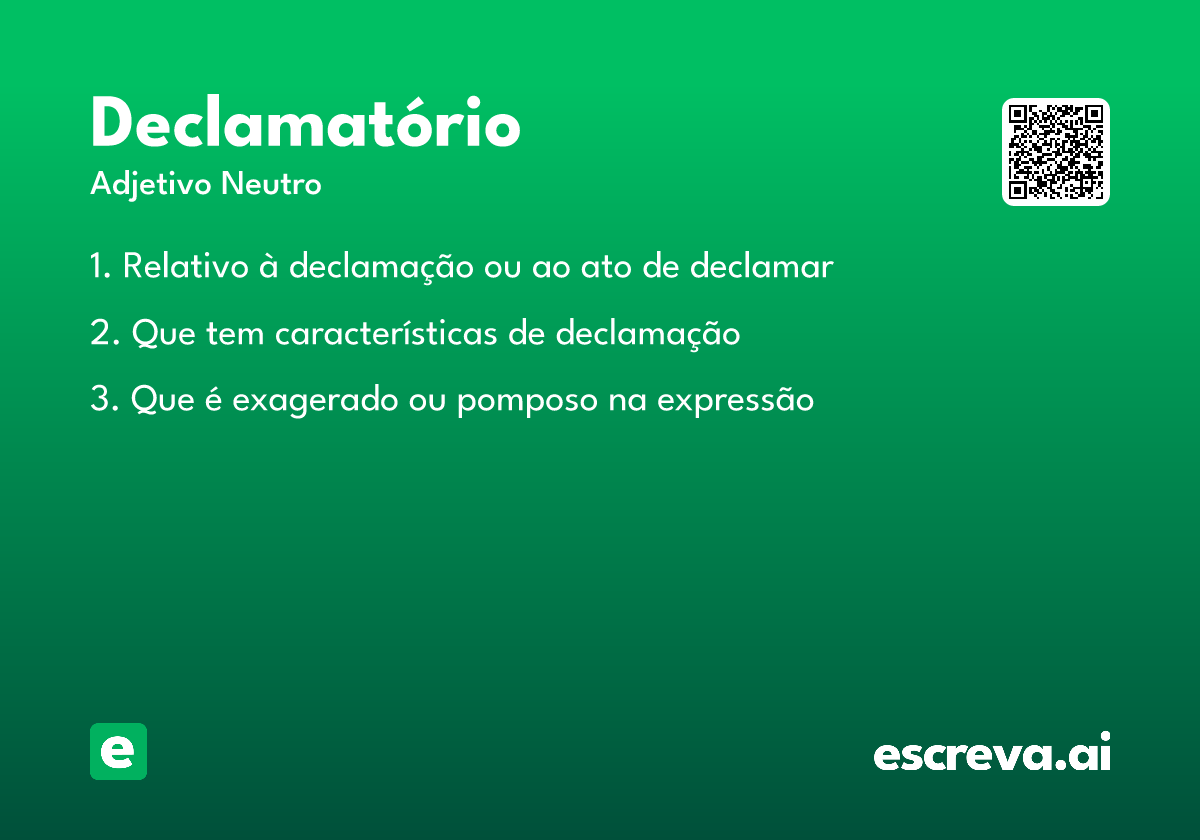 declamatório