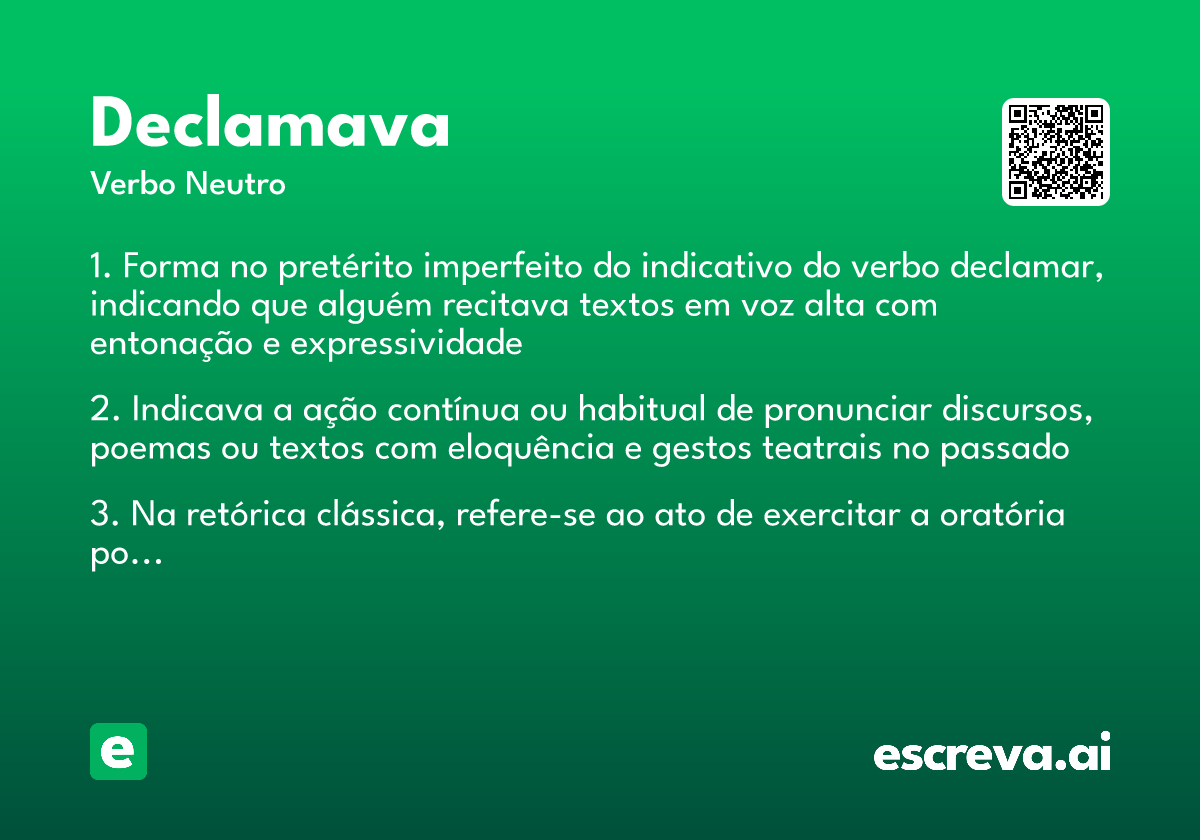 declamava