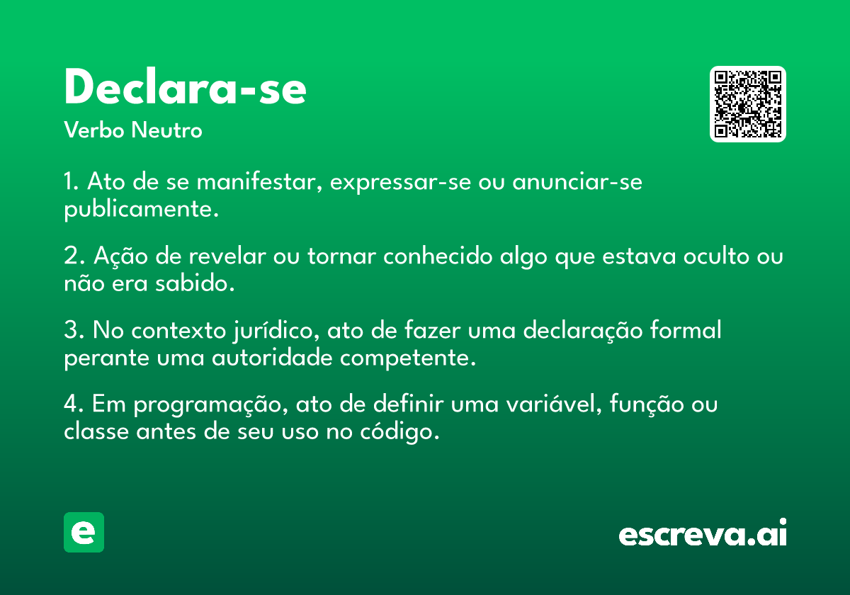 declara-se