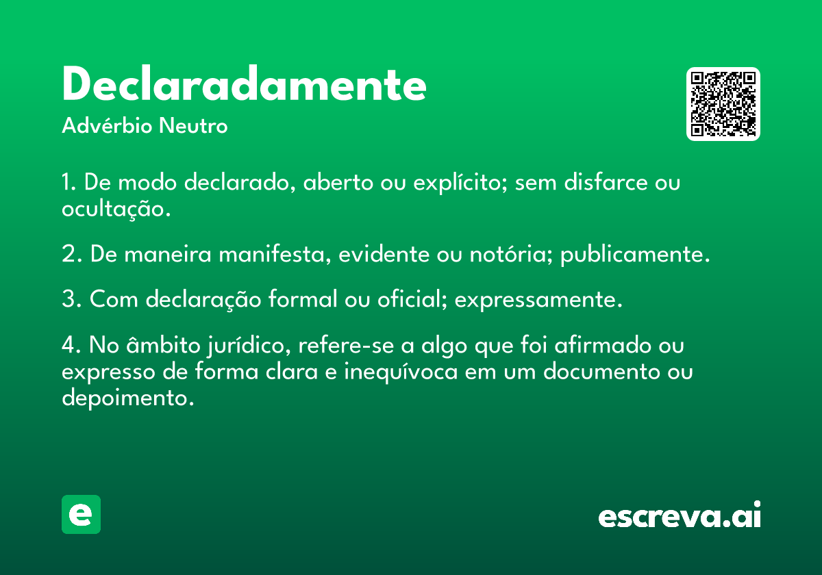 declaradamente