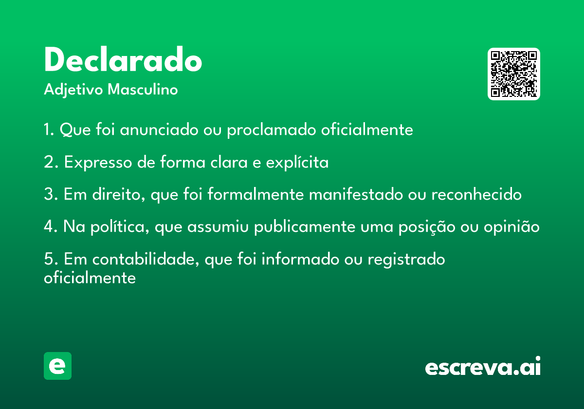 declarado