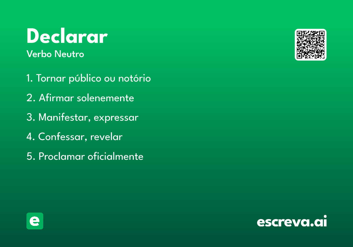 declarar