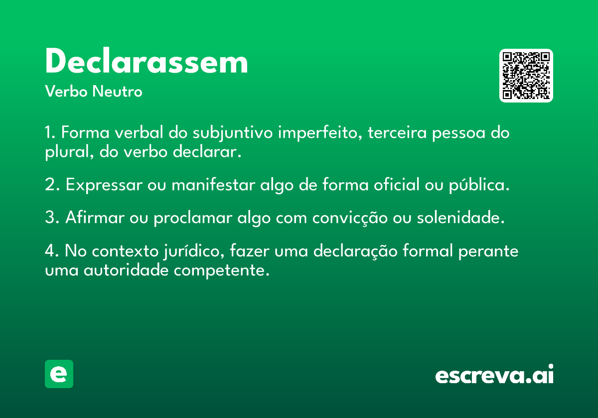 declarassem