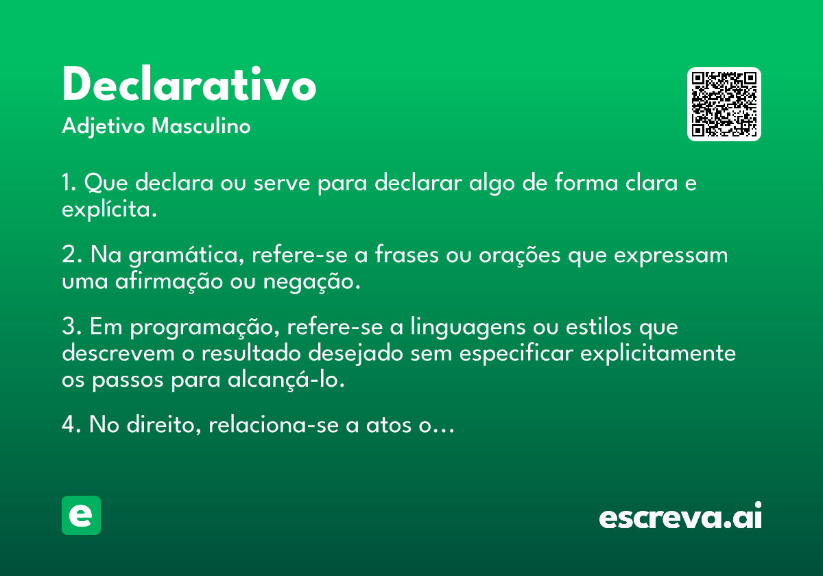 declarativo