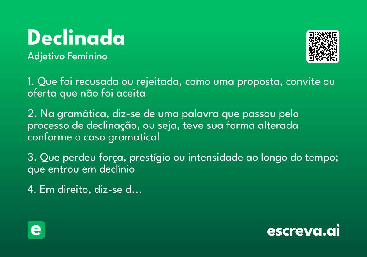 declinada
