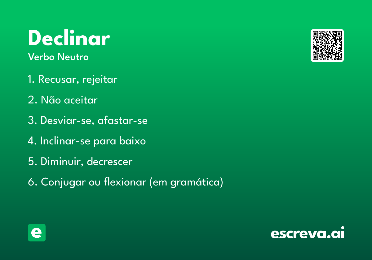 declinar