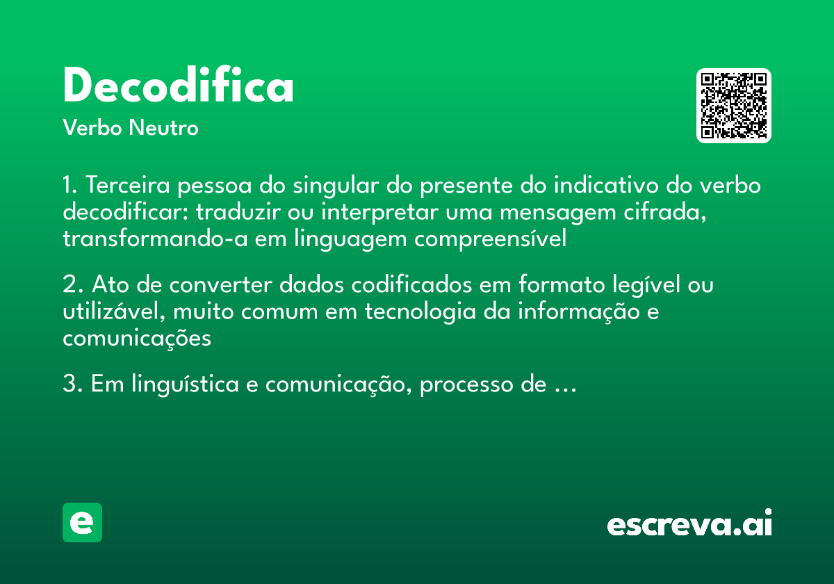 decodifica