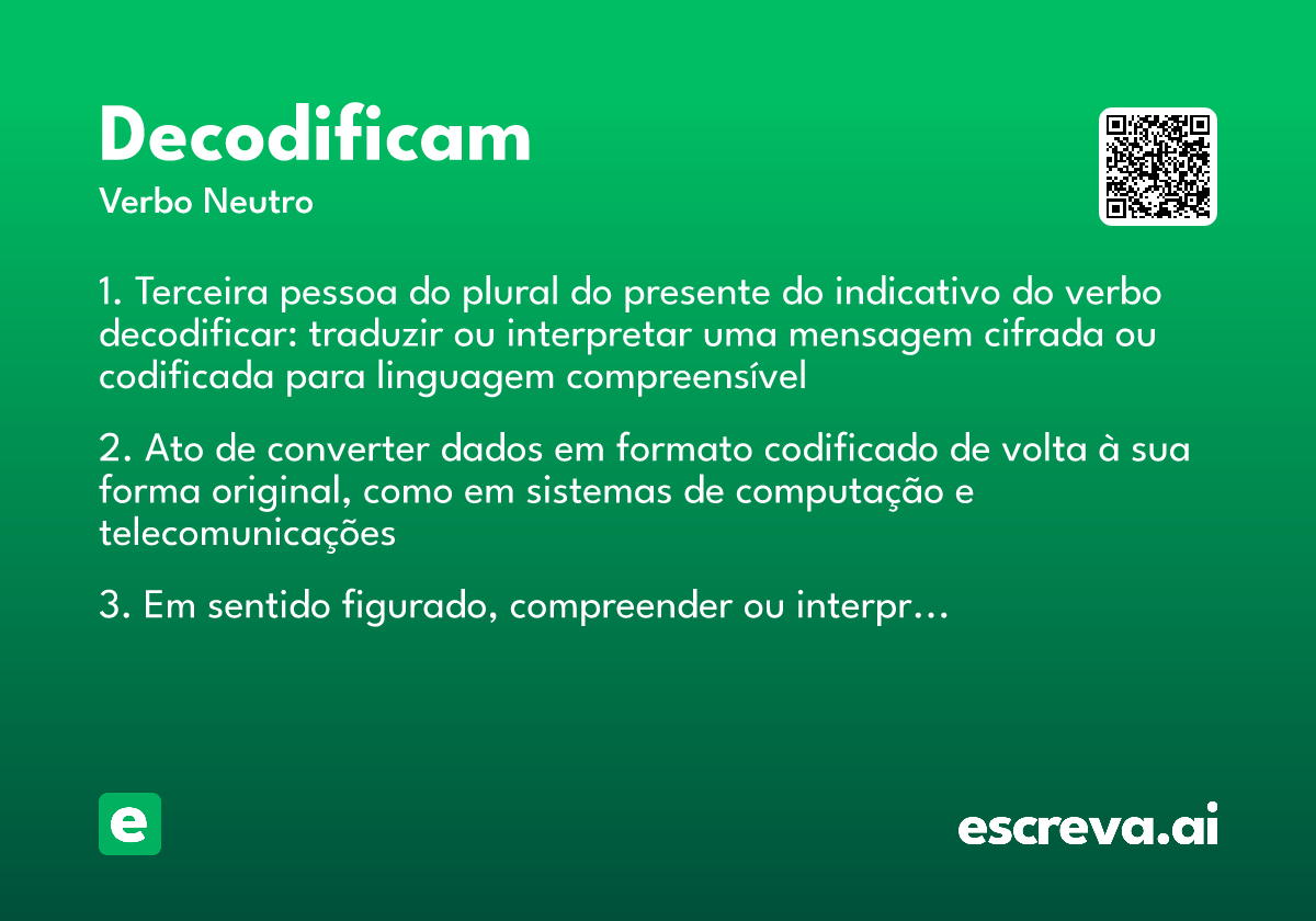 decodificam
