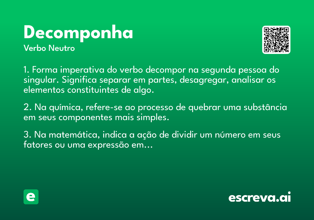decomponha