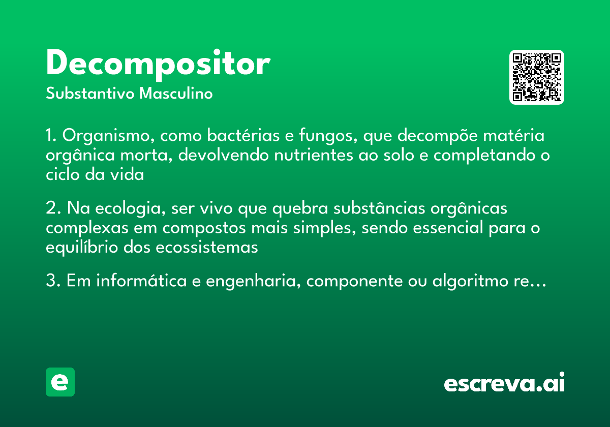 decompositor